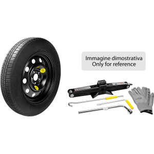 Acciaio - 155/90-17 - Kit ruotino di scorta