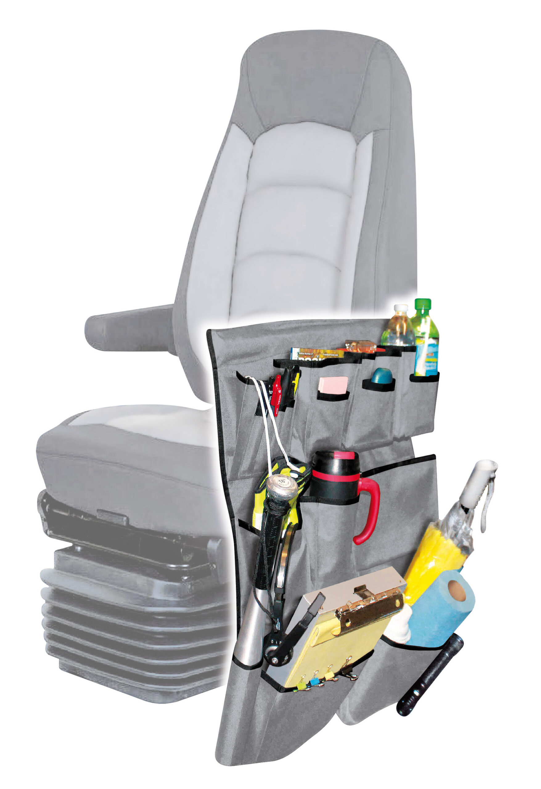 Premium, organizer per bracciolo camion, 11 tasche - immagine 4