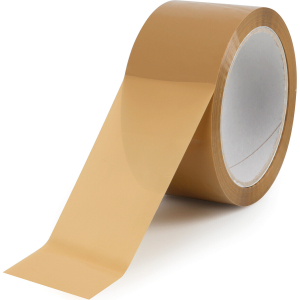 Nastro pacchi avana 48 mm x 66 mt in BOPP, adesivo acrilico