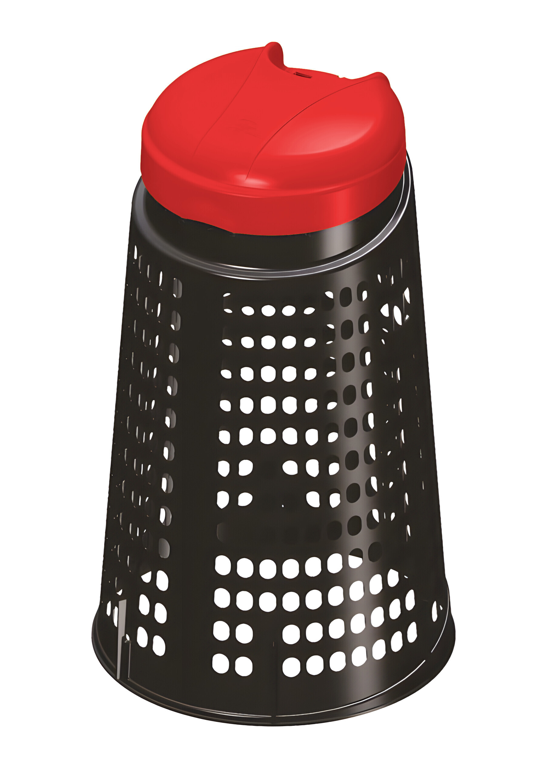 Trespolo grigliato in polipropilene, 110 L - Rosso