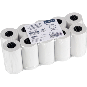 Rotoli carta termica per termoregistratori frigoriferi, 10 pz - 55 g/m² - 57 mm x 12 m