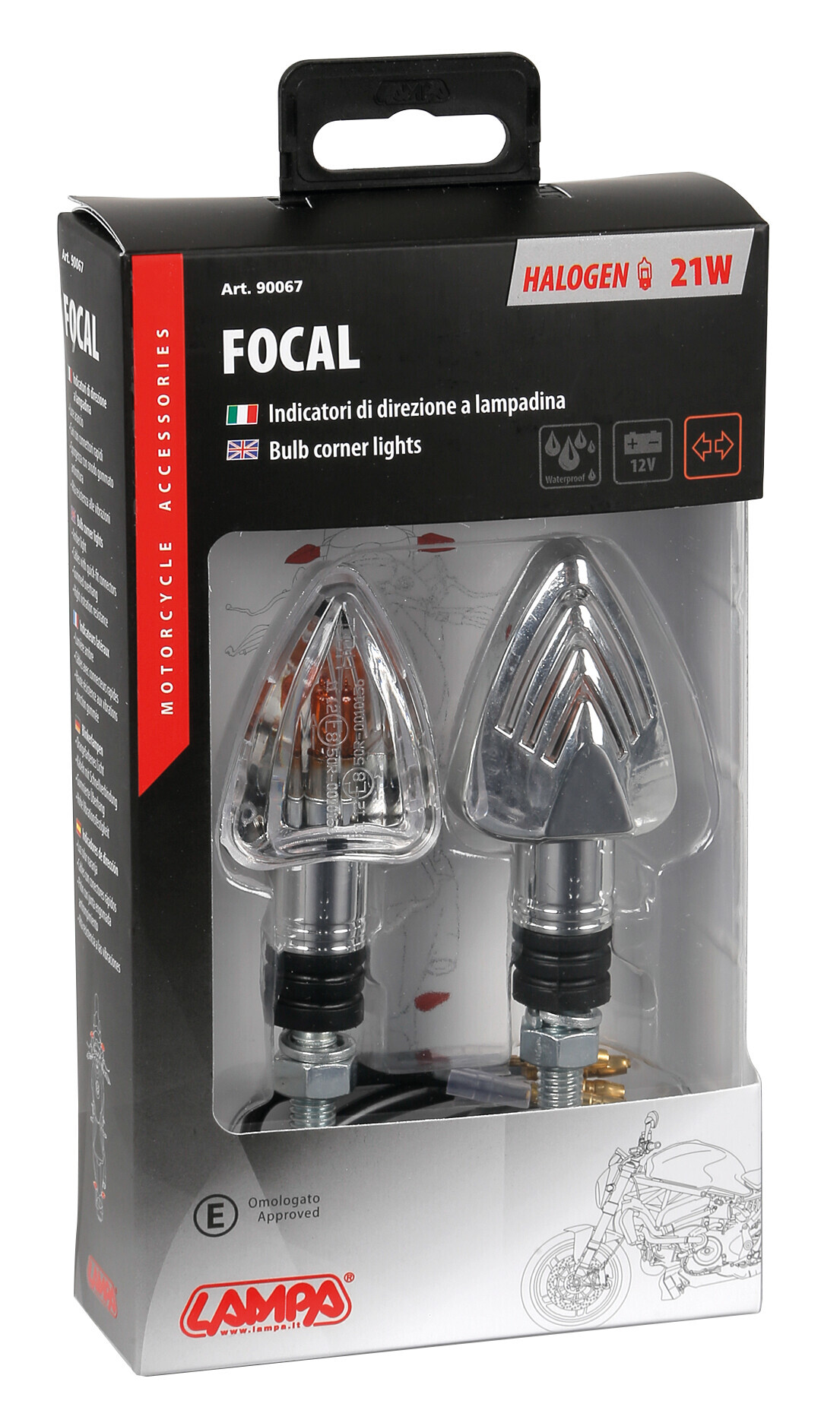 Focal, indicatori di direzione - 21W - Cromo - immagine 2