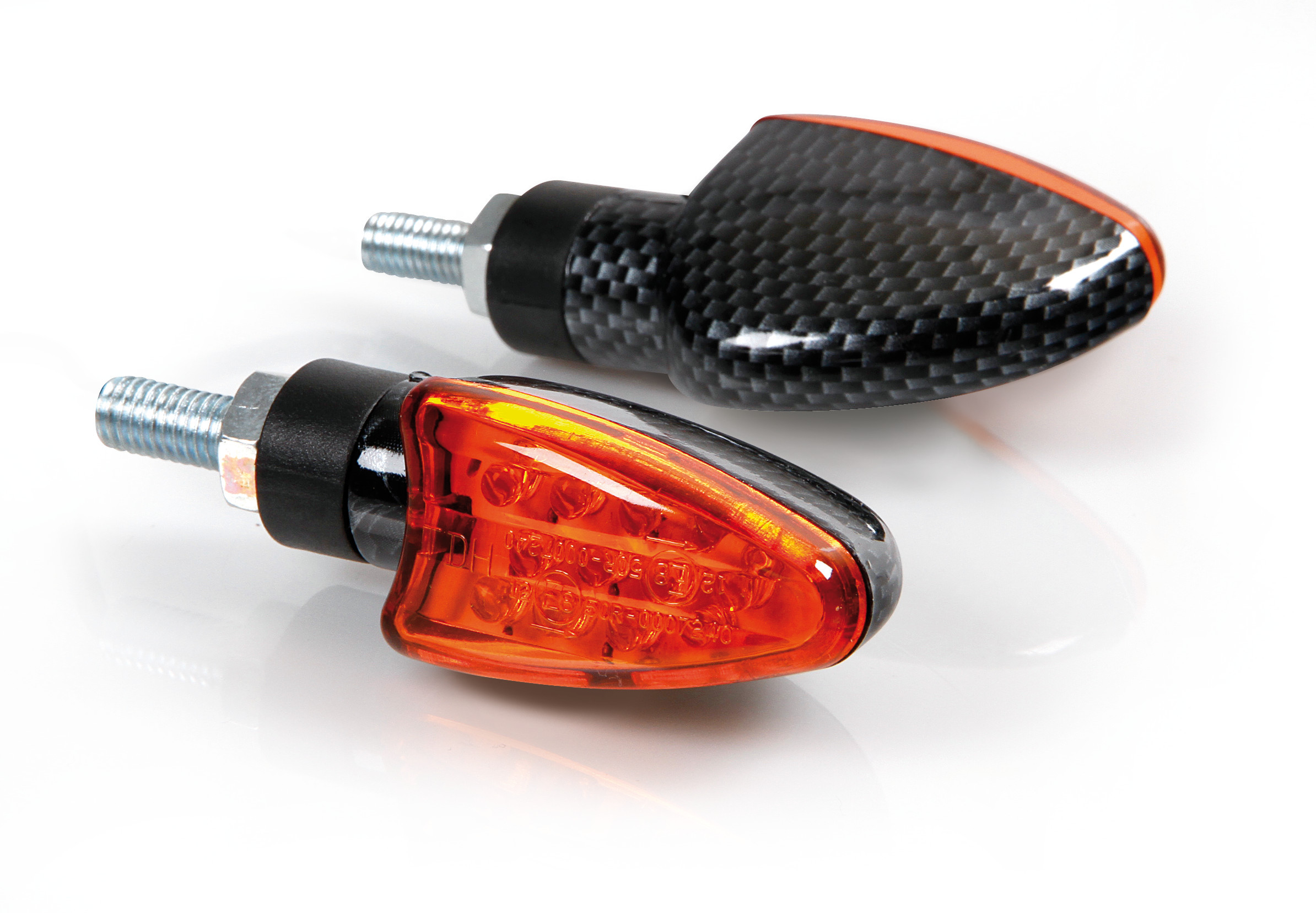 Arrow, indicatori direzione - 12V LED - Carbon - immagine 3