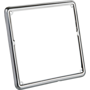 Cornice targa in acciaio inox