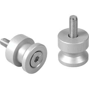 Coppia supporti cavalletto - M6x1 mm - Alluminio