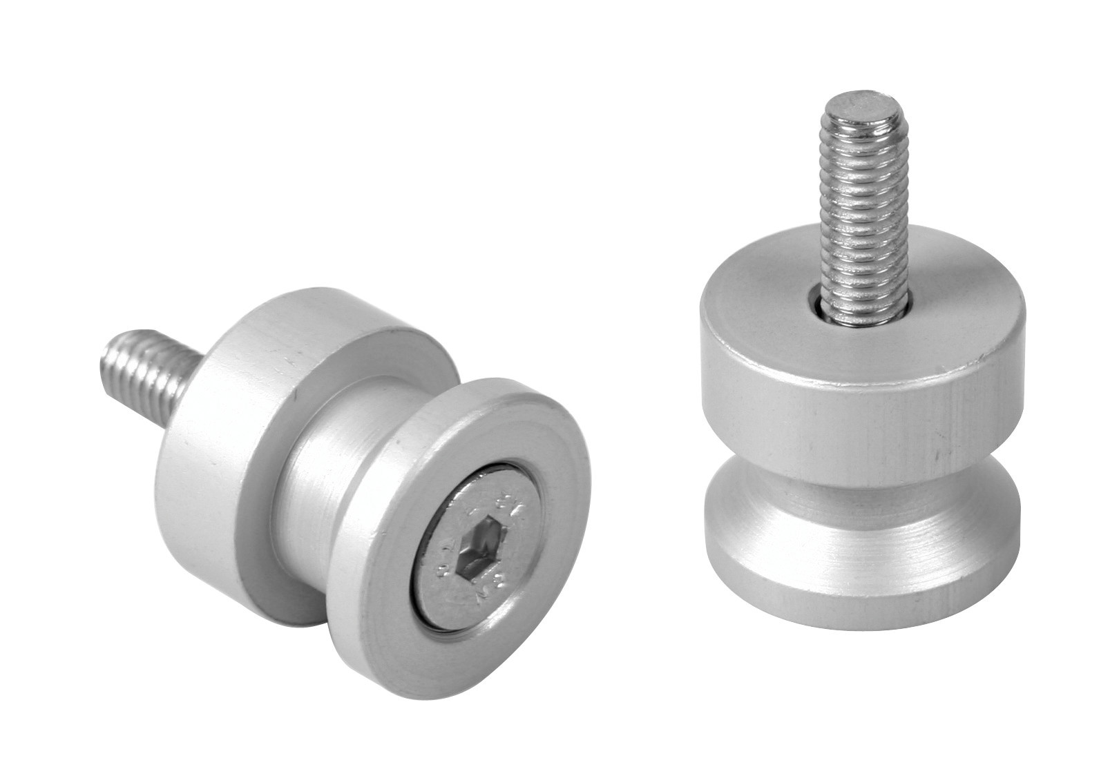 Coppia supporti cavalletto - M10x1,50 mm - Alluminio