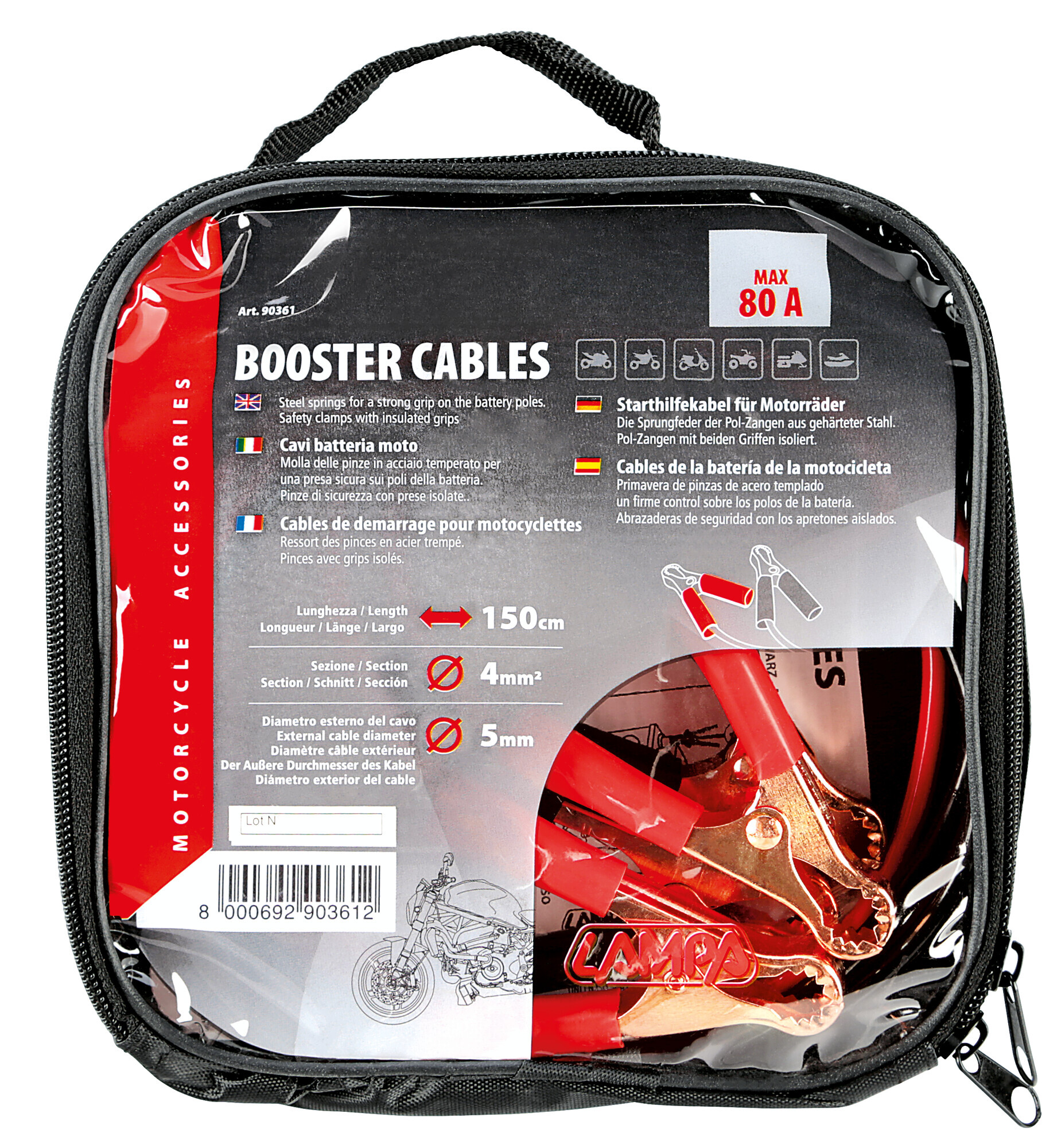Cavi batteria moto - immagine 3