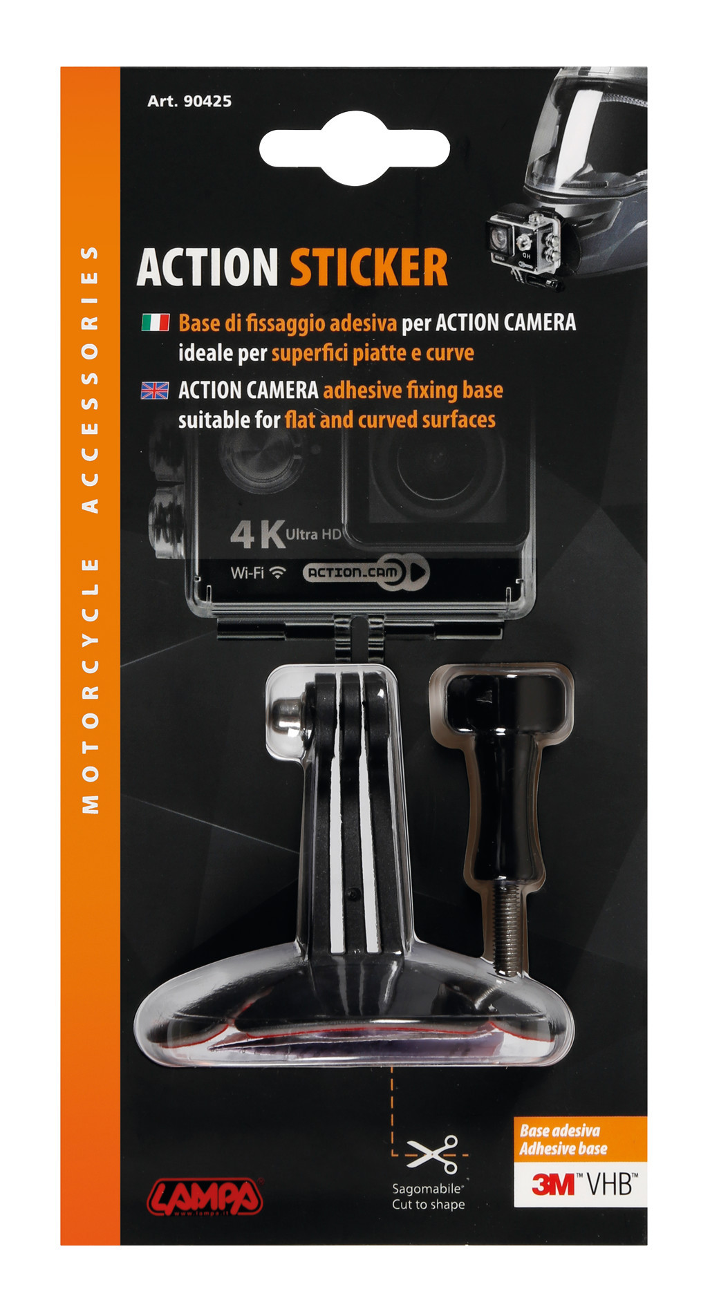 Base di fissaggio adesiva per Action Cam - immagine 8