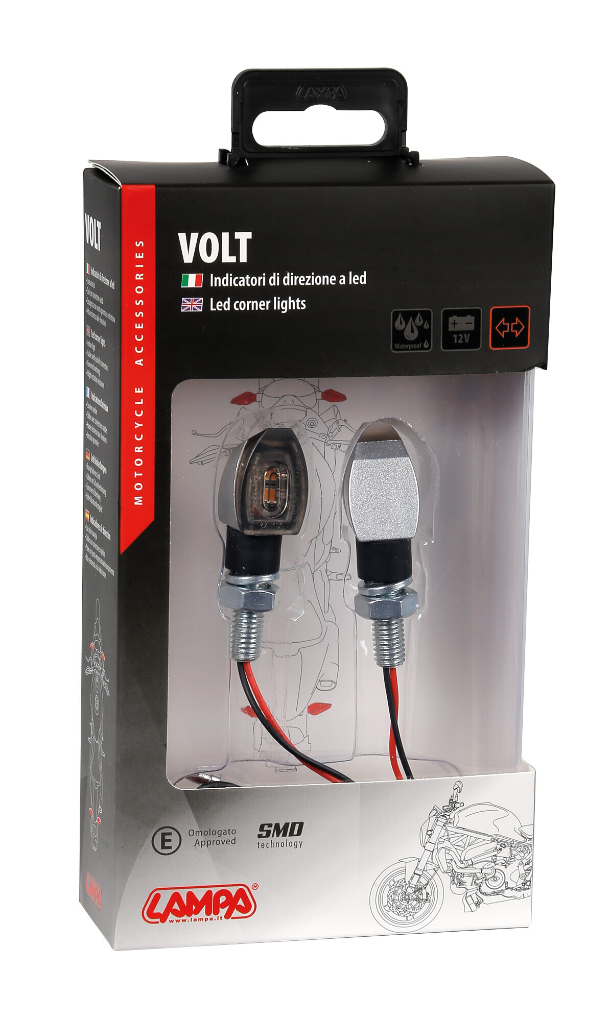 Volt, indicatori direzione a Led - Argento - immagine 3