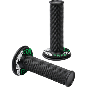 Donut Off-Road Grips, manopole universali - Nero - Verde