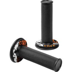 Donut Off-Road Grips, manopole universali - Nero - Arancione
