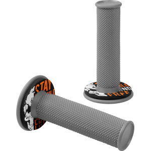 Donut Off-Road Grips, manopole universali - Grigio - Arancione