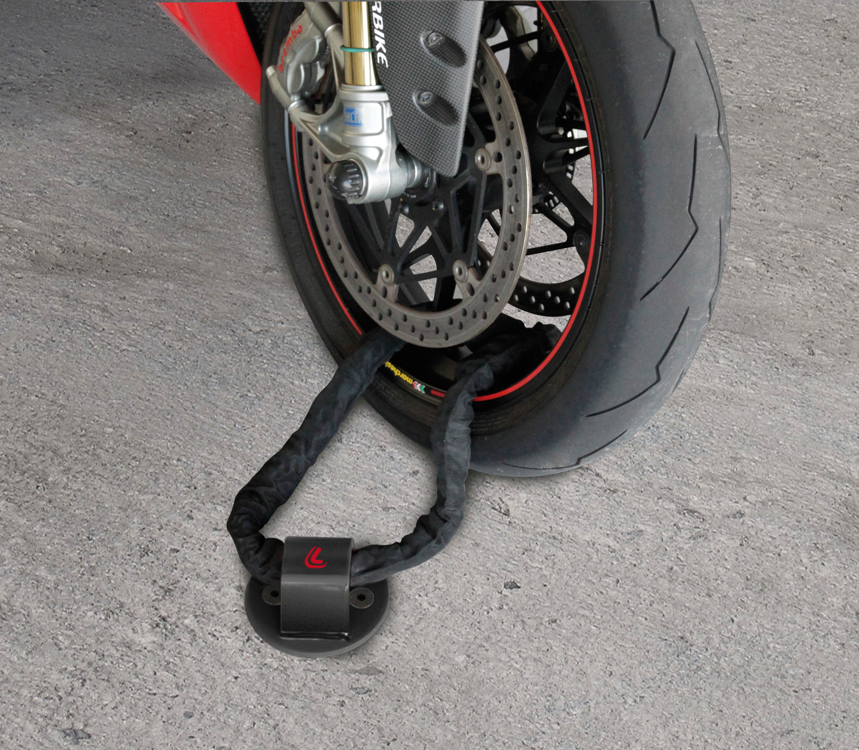 Shield 2, ancoraggio per moto da installare a pavimento - immagine 5