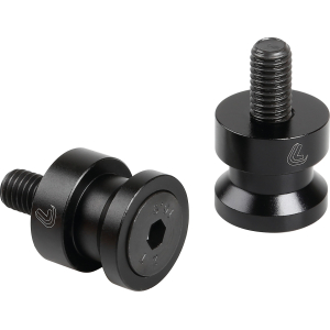 Coppia supporti cavalletto - M6x1 mm - Nero