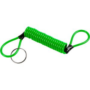 Reminder, cavetto di sicurezza a spirale - Verde