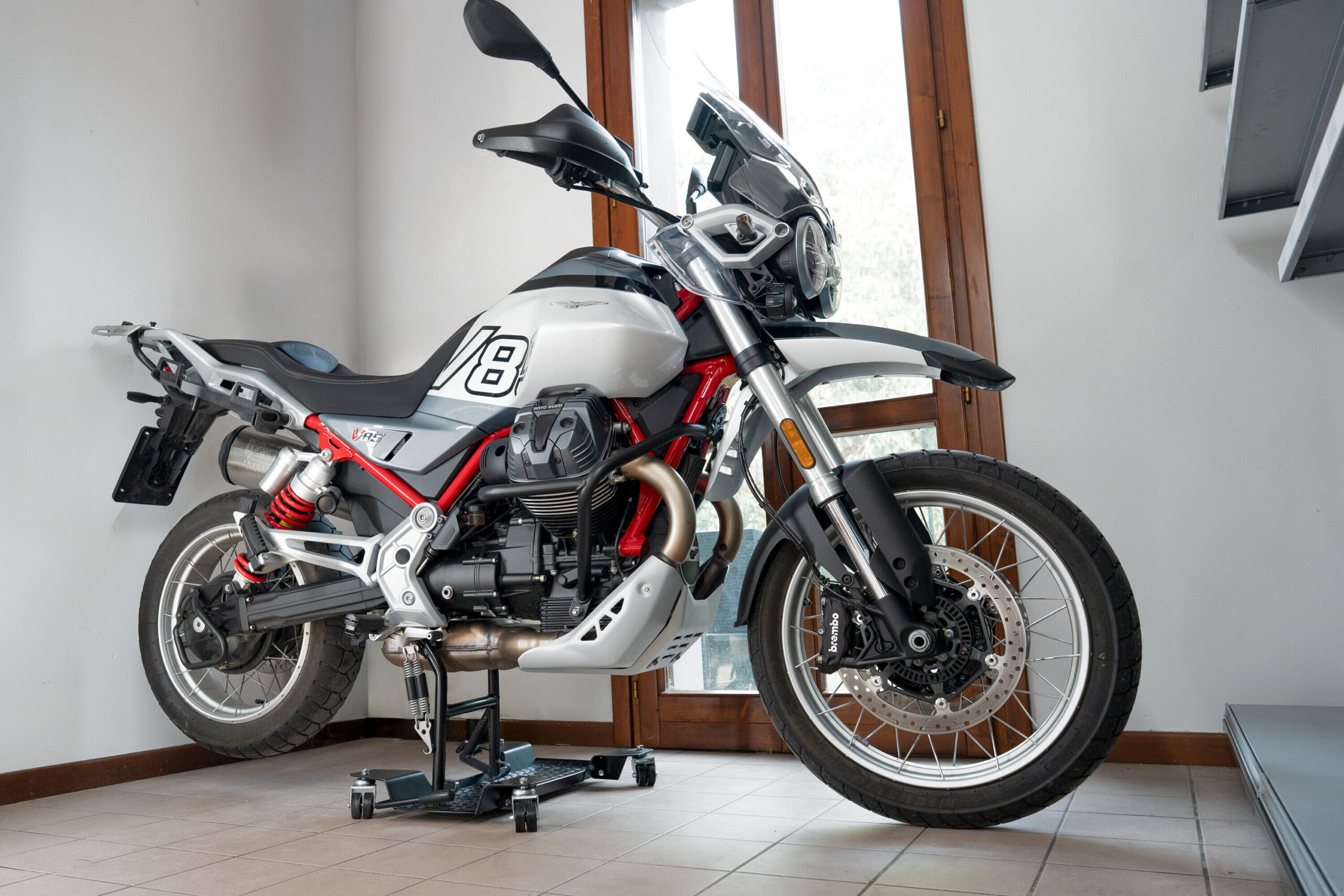 Carrello sposta moto per cavalletto centrale - immagine 5