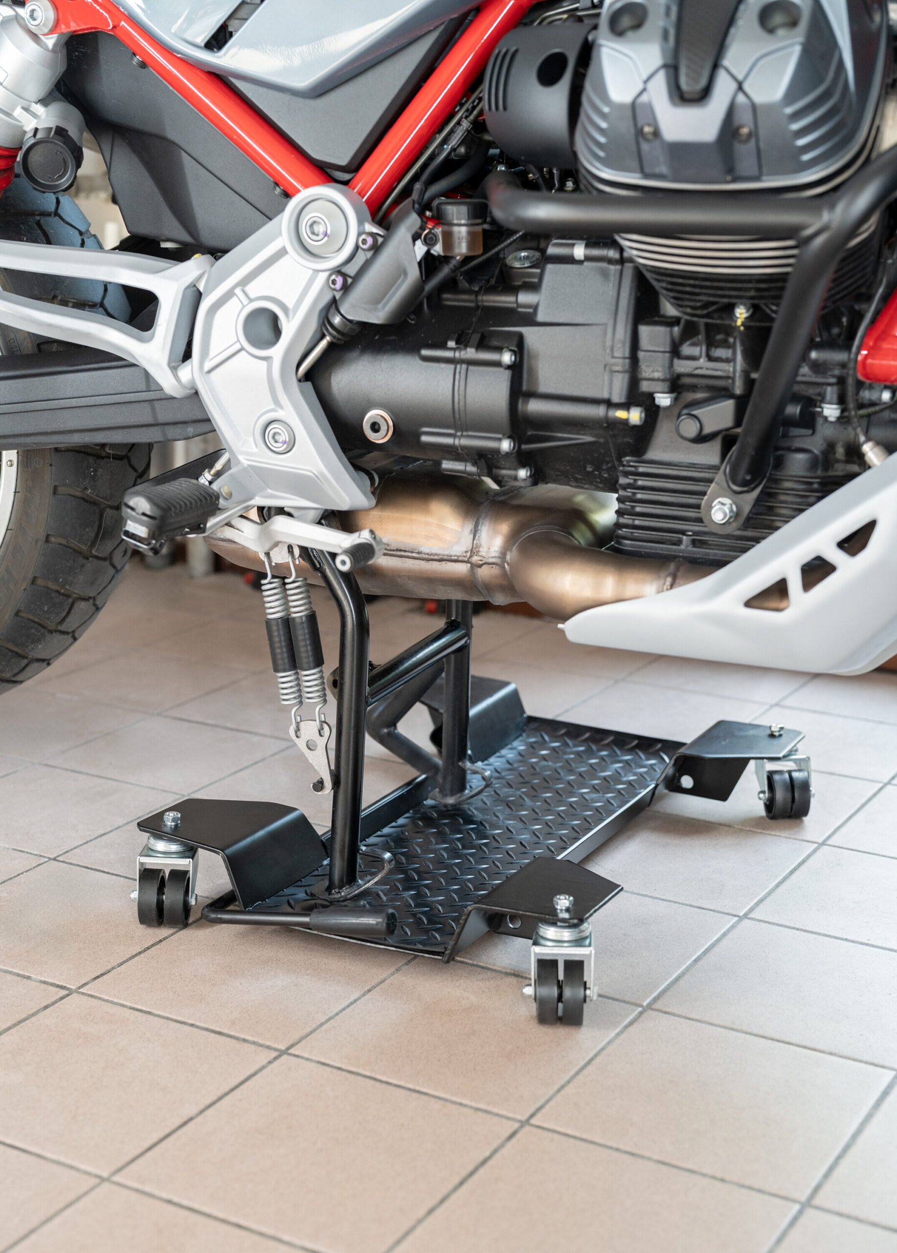 Carrello sposta moto per cavalletto centrale - immagine 7