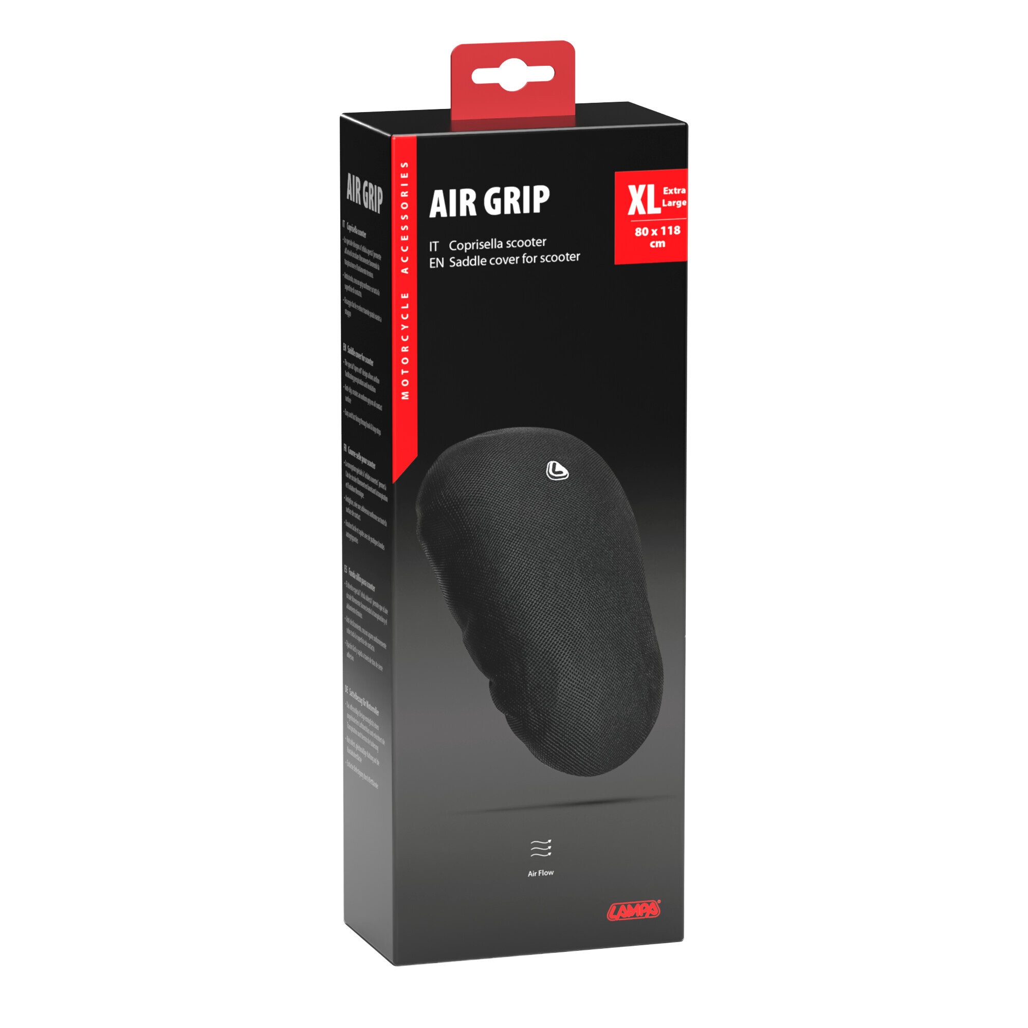 Air-Grip, coprisella per maxi-scooter - XL - 80x118 cm - immagine 2
