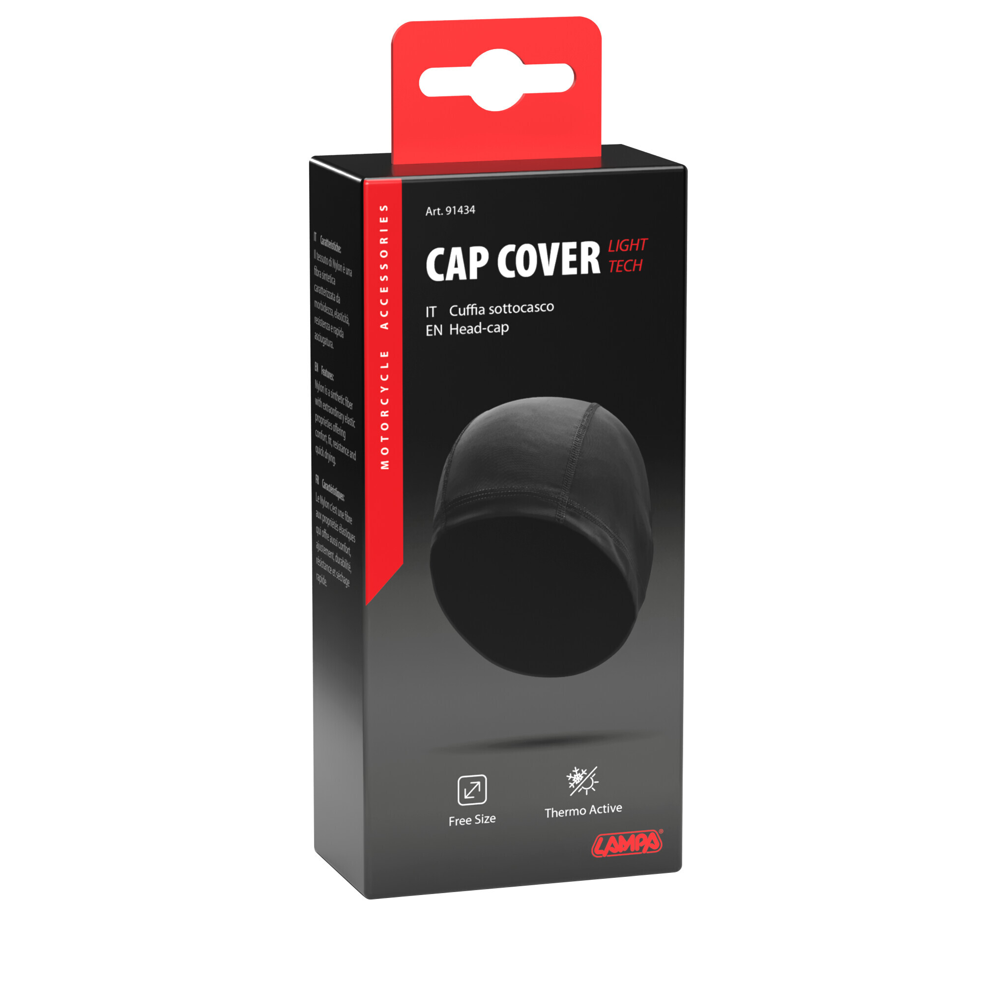 Cap Cover Light-Tech, cuffia sottocasco in nylon - immagine 4