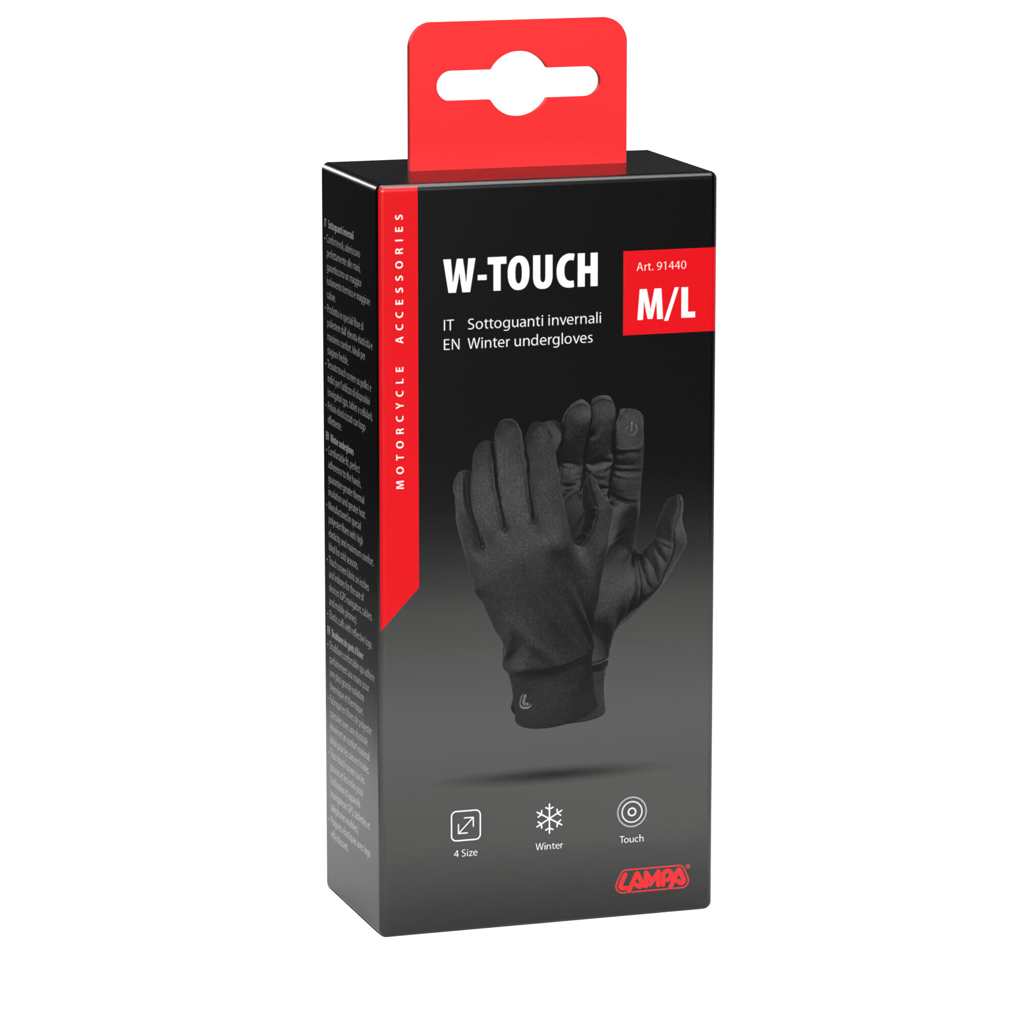 W-Touch, sottoguanti invernali - M / L - immagine 2