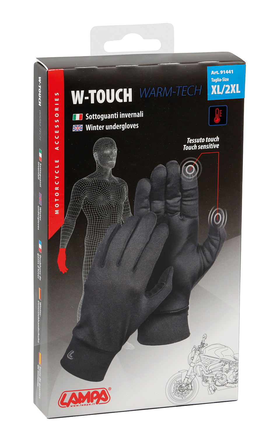 W-Touch, sottoguanti invernali - XL / XXL - immagine 2