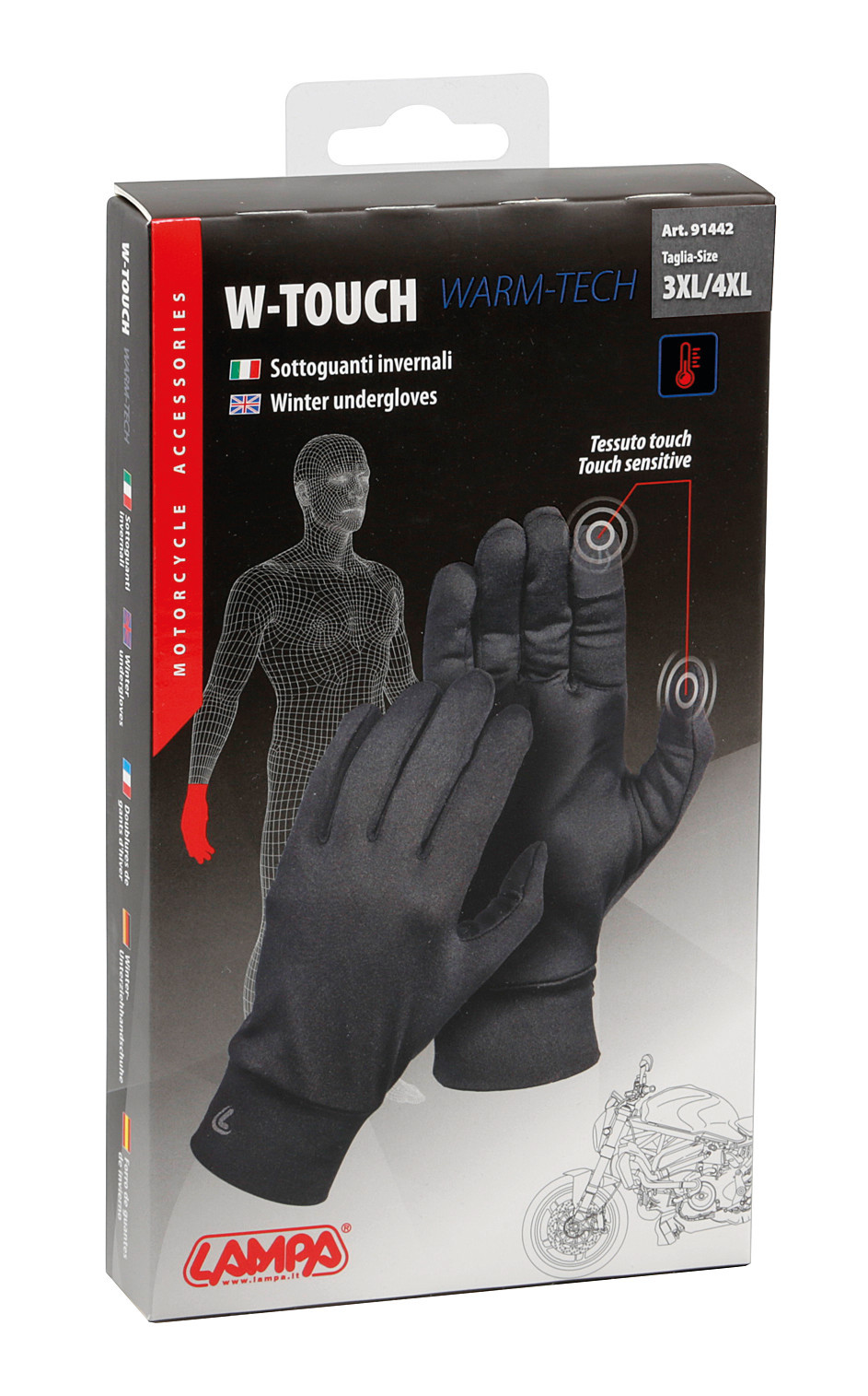 W-Touch, sottoguanti invernali - 3XL / 4XL - immagine 2