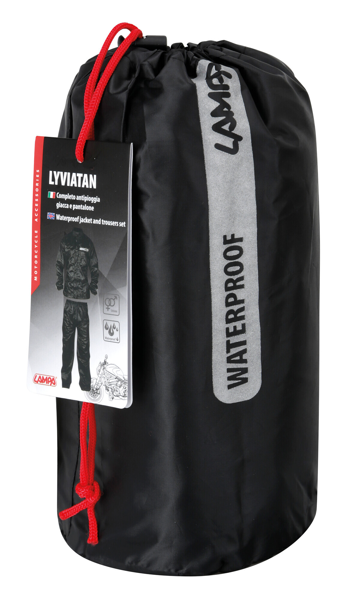 Lyviatan, completo antipioggia giacca e pantaloni - S - immagine 19