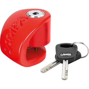 Stone XS, lucchetto bloccadisco - Perno Ø 5,5 mm - Rosso