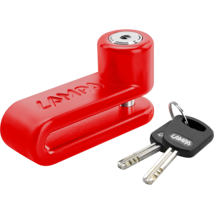 Pinch XL, lucchetto bloccadisco - Perno Ø 10 mm - Rosso