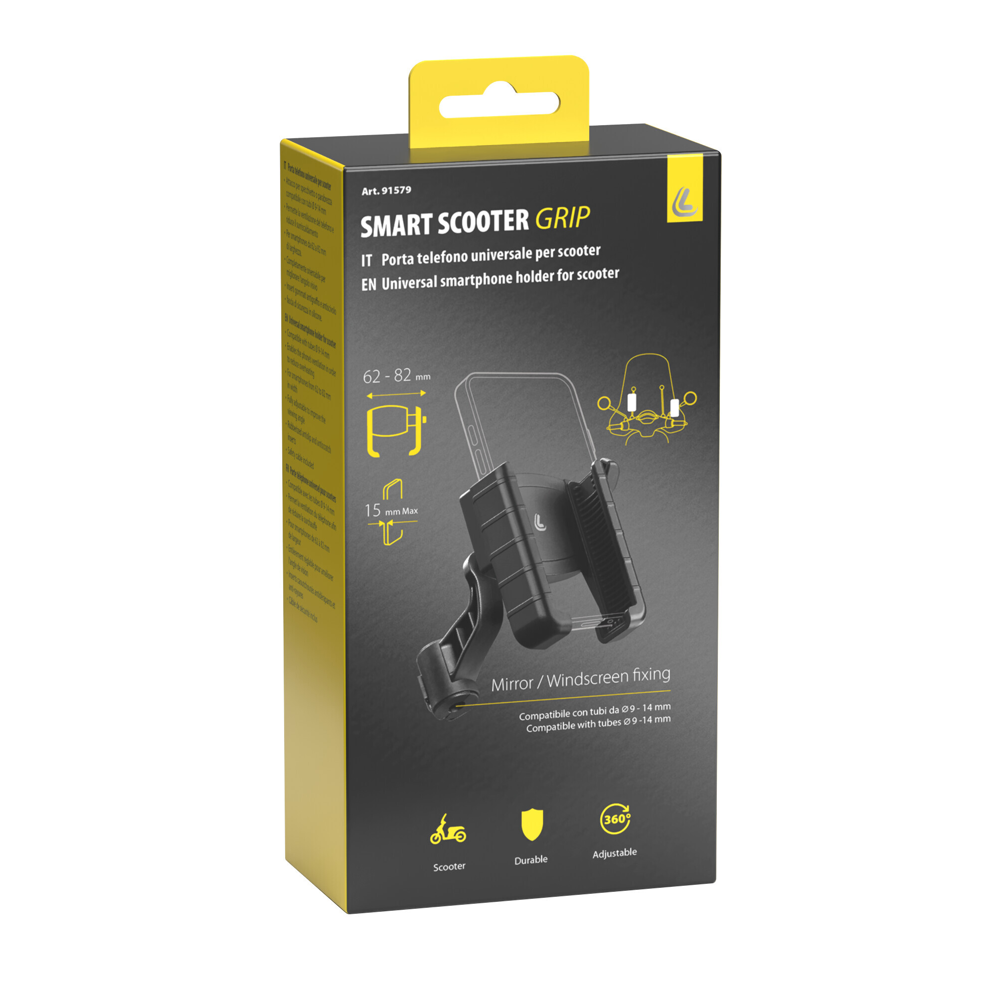 Smart Scooter Grip, porta telefono universale per scooter - immagine 10