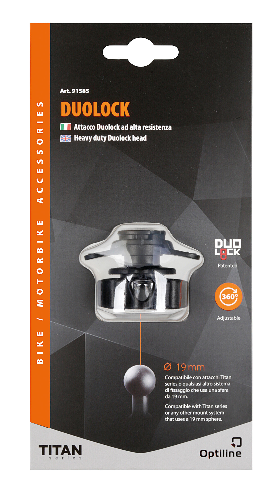 Titan Duolock, attacco ad alta resistenza con testa in metallo pressofuso. Dado maggiorato - immagine 5