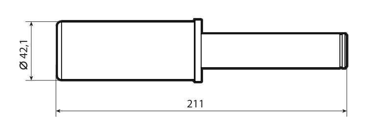 Pin per cavalletti monobraccio - Ø 42 mm - immagine 2