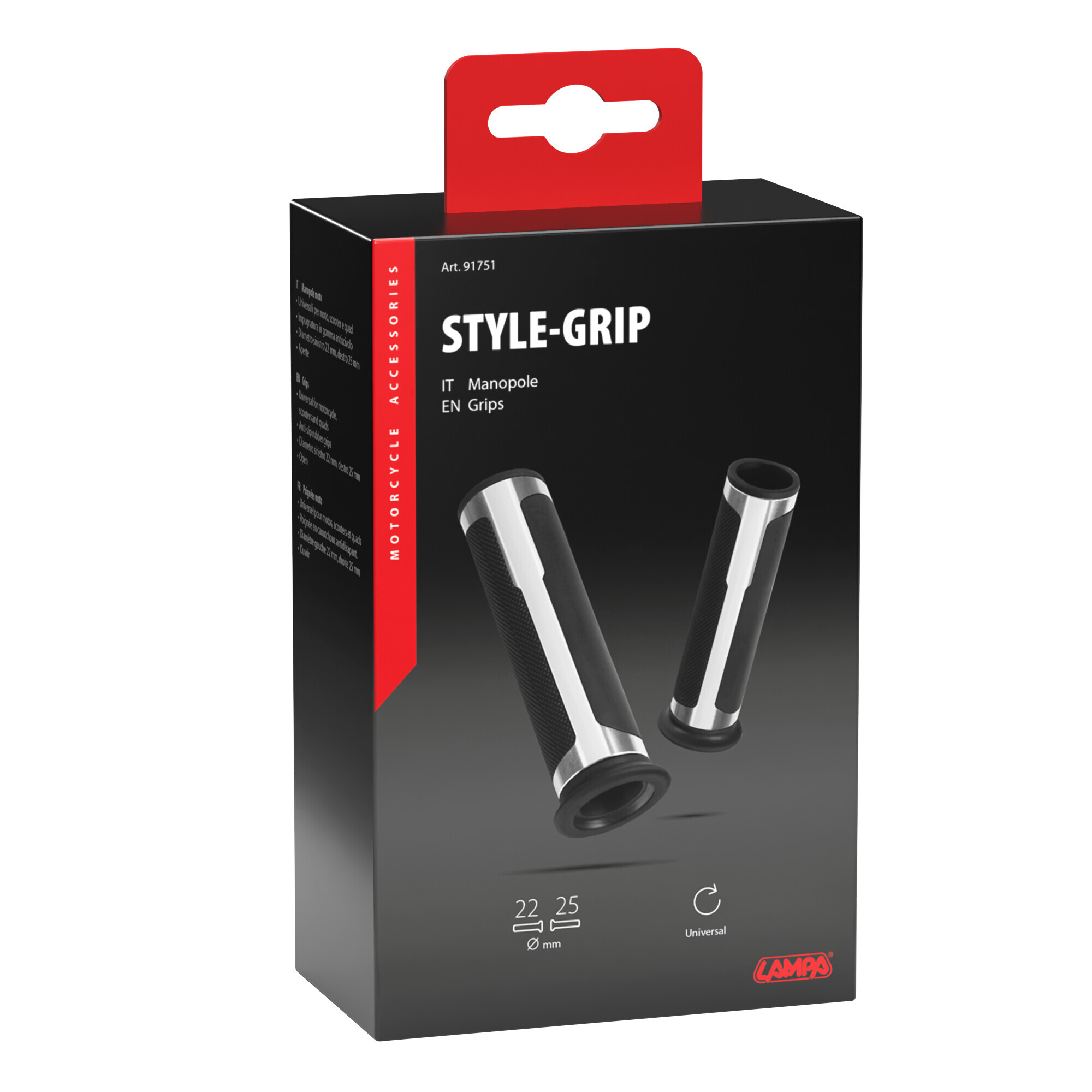 Style-Grip, manopole universali - Argento - immagine 2