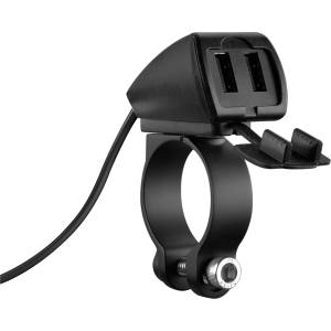 Trek, doppio caricatore usb resistente all’acqua, 3 tipi di fissaggio - 5400 mA - 30W - 12/24V