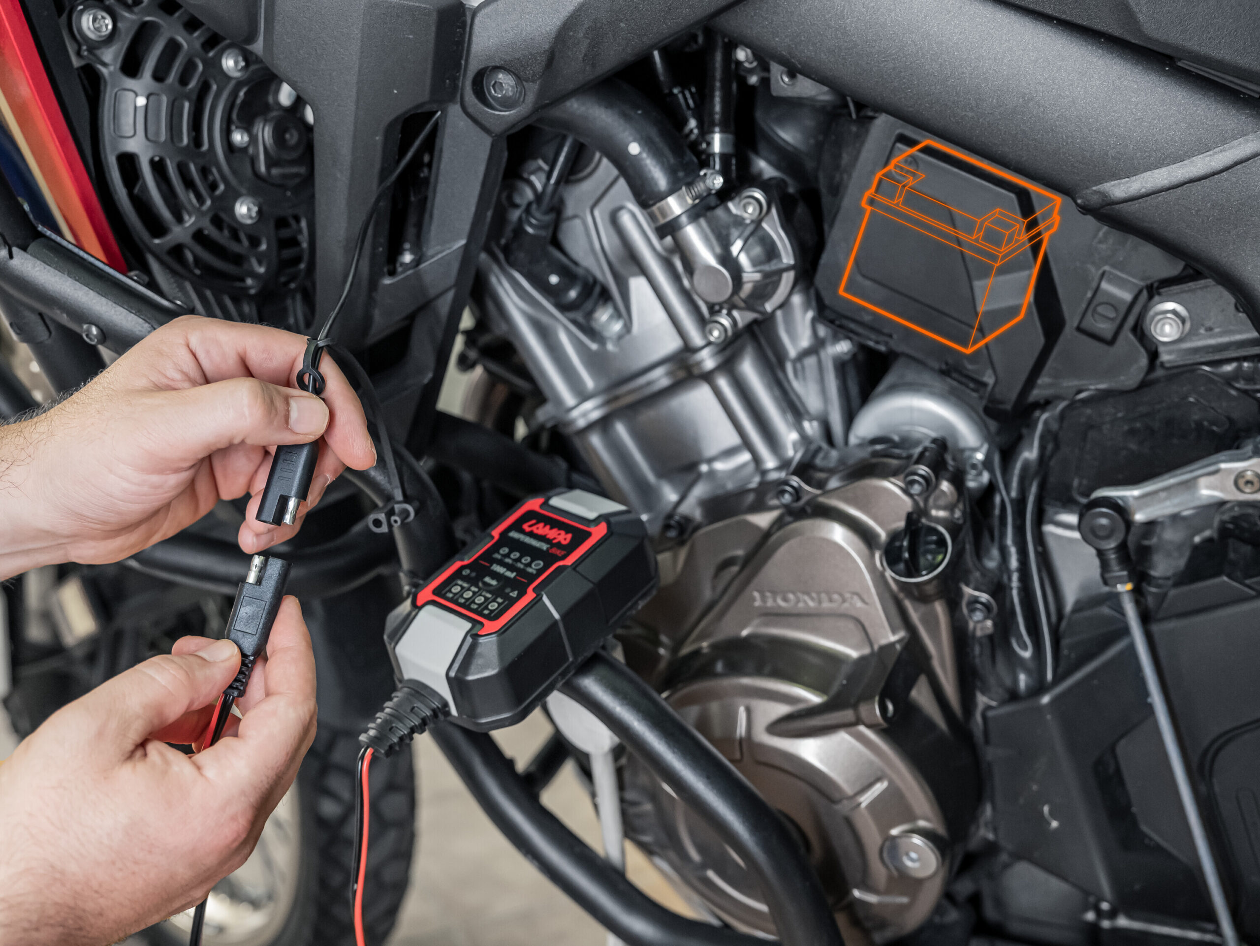 Power C 90° - Cavo di ricarica USB C, collegamento diretto batteria - 12/24V - immagine 6