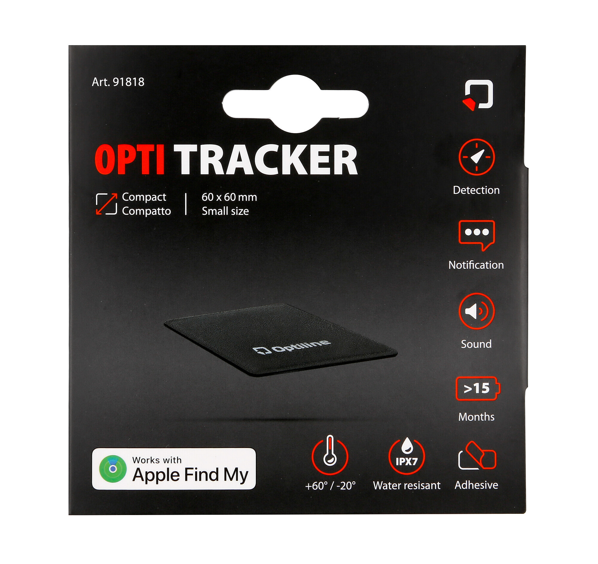 Opti Tracker Compact, Localizzatore Ultra-Sottile Adesivo - immagine 8