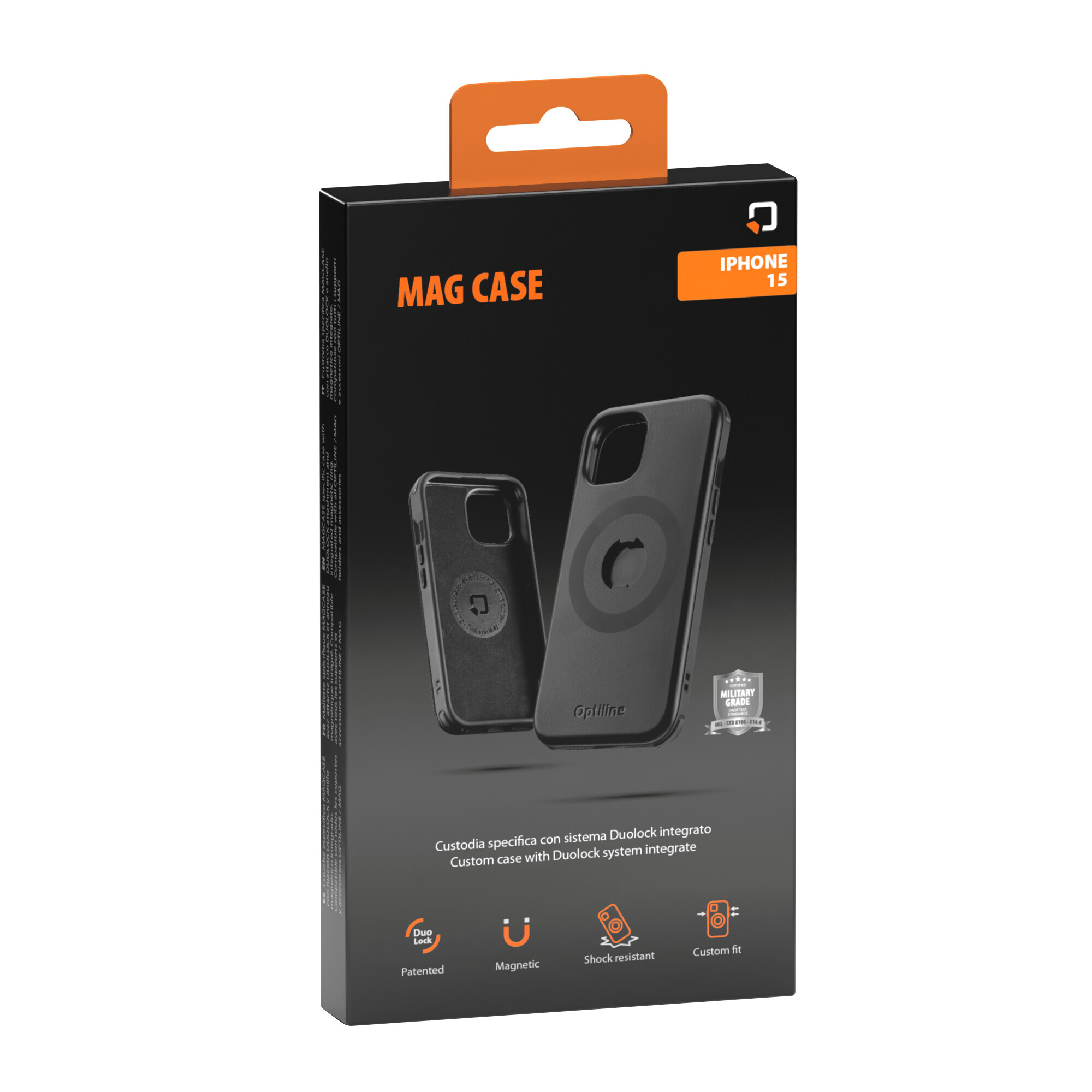 Mag Case, custodia specifica con attacco DuoLock e anello magnetico integrato - iPhone 15 - immagine 10