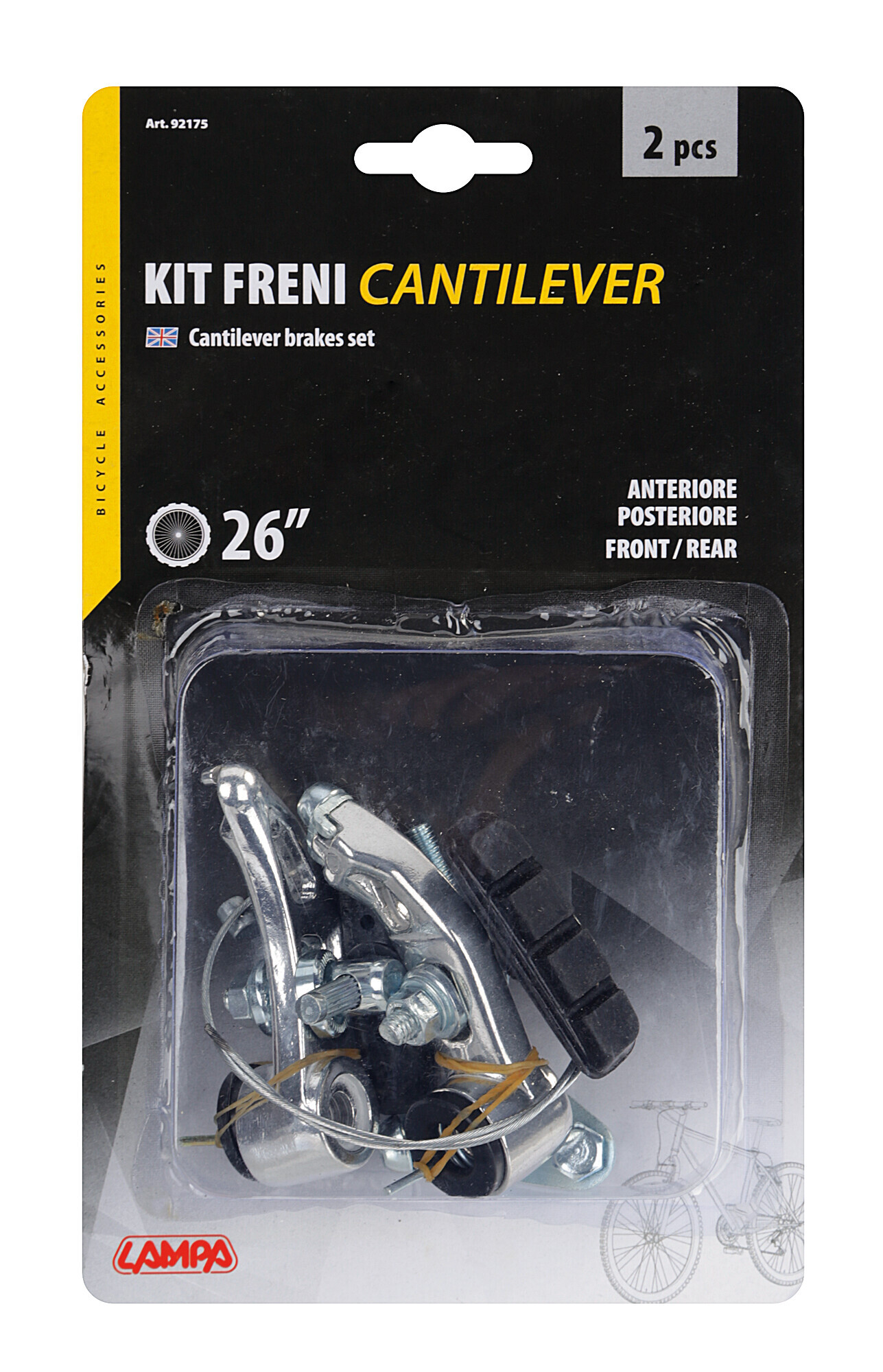 Kit freni cantilever anteriore o posteriore - immagine 2