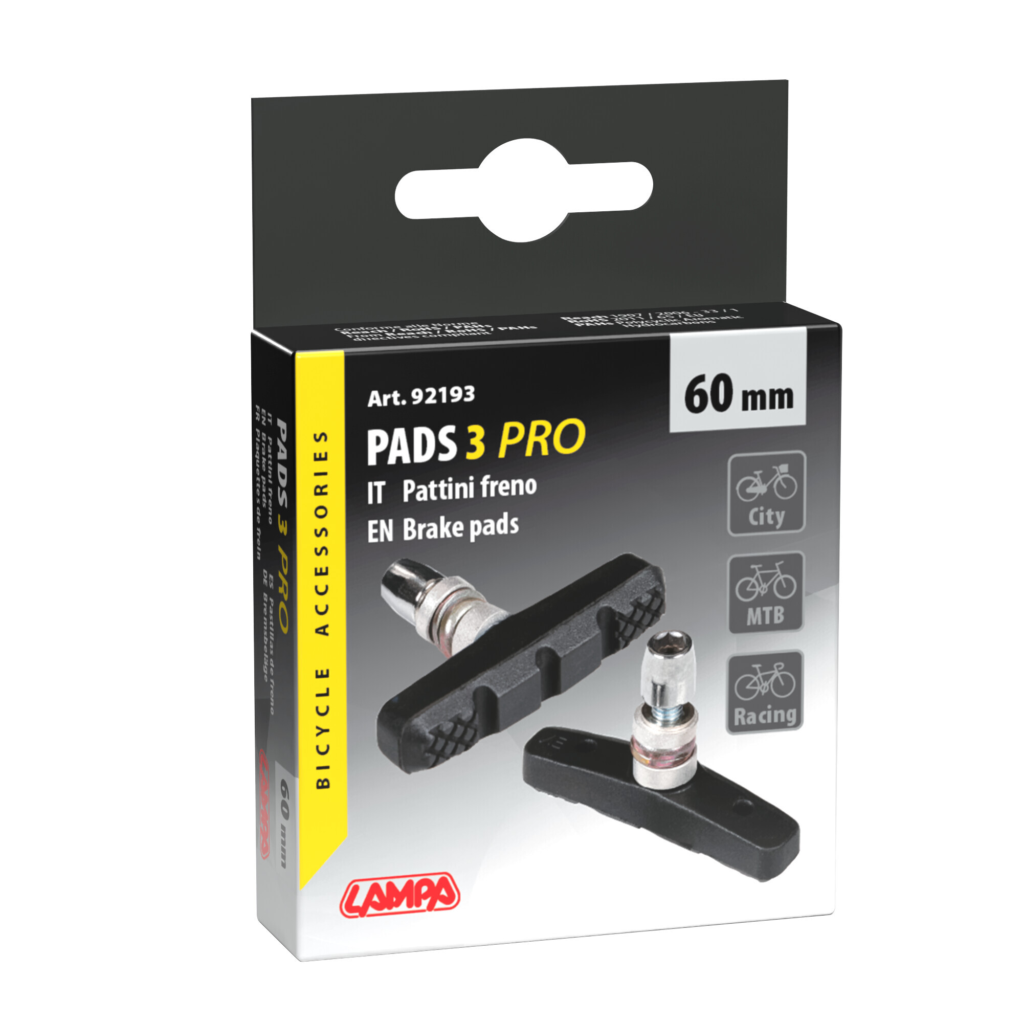 Premium, pattini freno - 60 mm - immagine 2