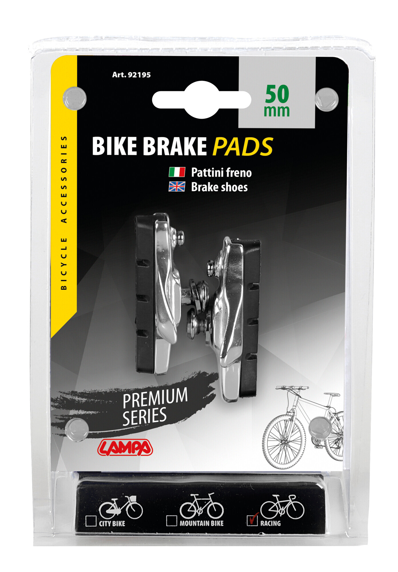 Premium, pattini freno - 55 mm - immagine 2