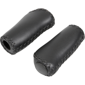 Coppia manopole Vintage - Nero - 92+92 mm