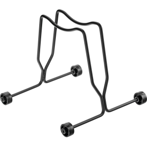 Stand portabici con rotelle a 1 posto, ingresso ruota 6 cm, compatibile con freni a disco
