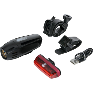 Power, set fanale anteriore + posteriore a Led, ricaricabili USB
