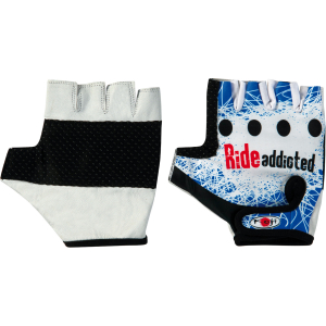 Biker-Pro, guanti in pelle e lycra - XL