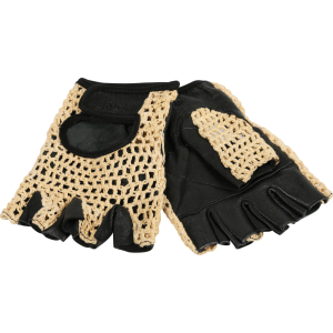 Sport, guanti in pelle e cotone - M - Nero