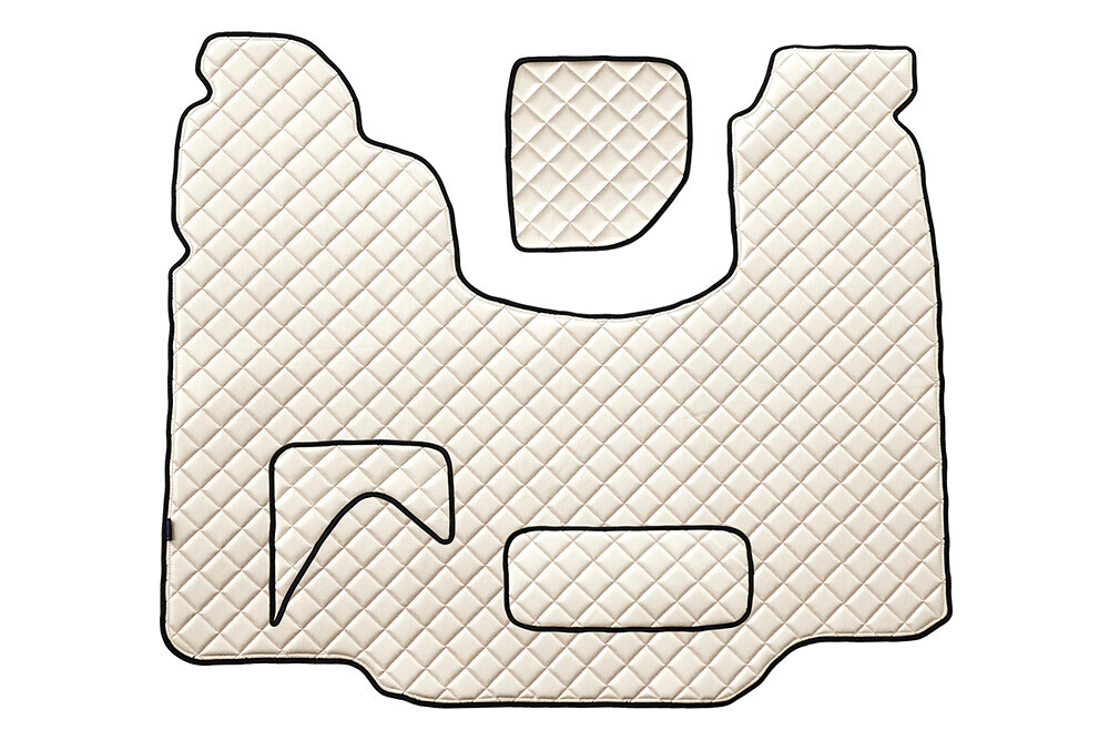 Tappeto centrale in Skeentex - Panna - compatibile per Scania G Serie 5 (03/04>08/09) automatico - Scania G Serie 6 (09/09>08/13) automatico - Scania G Serie 6 - Streamline (09/13>12/17) automatico