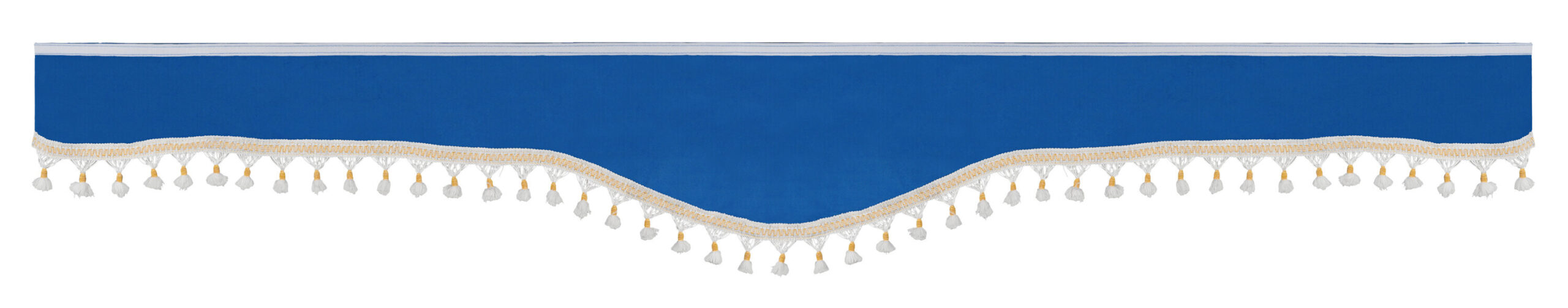 Luxury Smart, set tende in poliestere per camion - Blu/Oro - immagine 2
