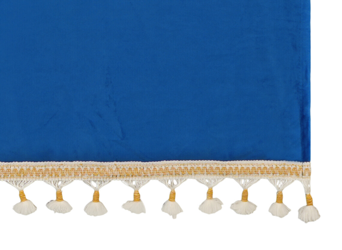 Luxury Smart, set tende in poliestere per camion - Blu/Oro - immagine 3