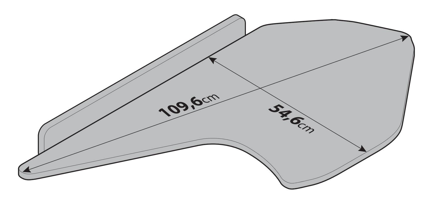 Tavolino per cruscotto - Centrale - compatibile per Daf XF (06/21>) - Daf XG+ (06/21>) - Daf XG (06/21>) - immagine 3