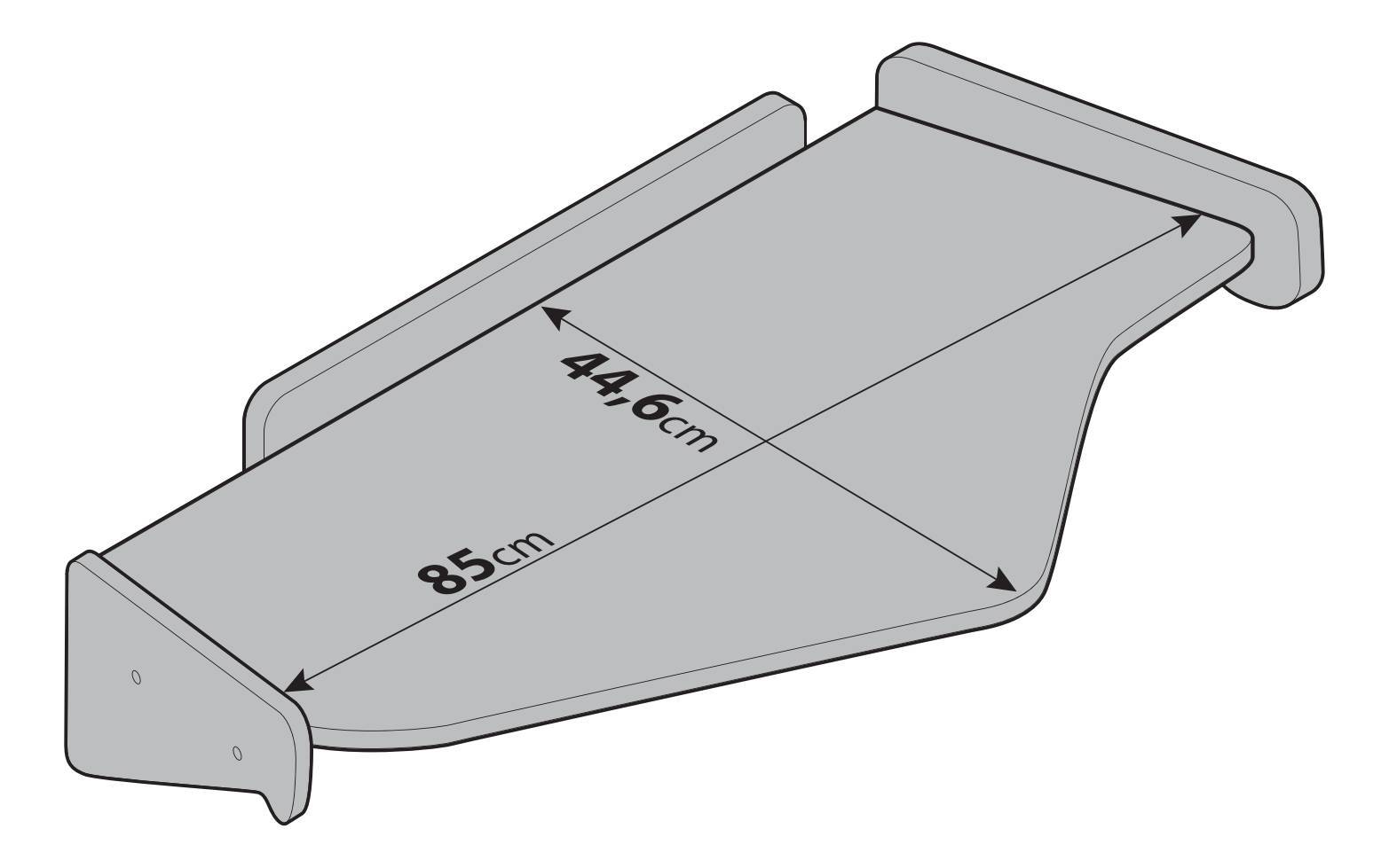 Tavolino per cruscotto - Centrale - compatibile per Man TGX (11/21>) - Man TGX (07/20>10/21) - immagine 3